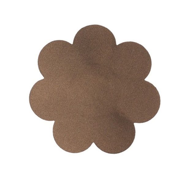 BYE BRA BODY TAPE 5M X 6,5 CM + 3 PARES DE COBERTURAS DE BICO DE SATINAS MARROM ESCURO - Imagen 3