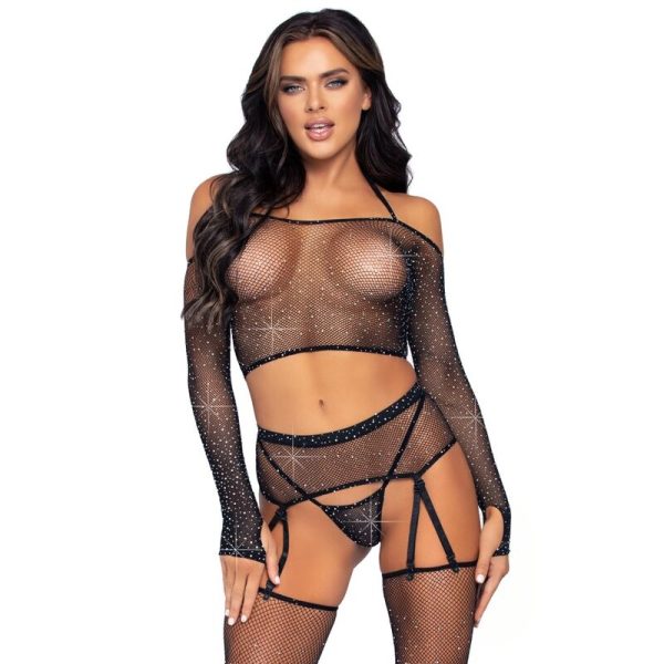 CONJUNTO DE QUATRO PEÇAS LEG AVENUE TAMANHO ÚNICO