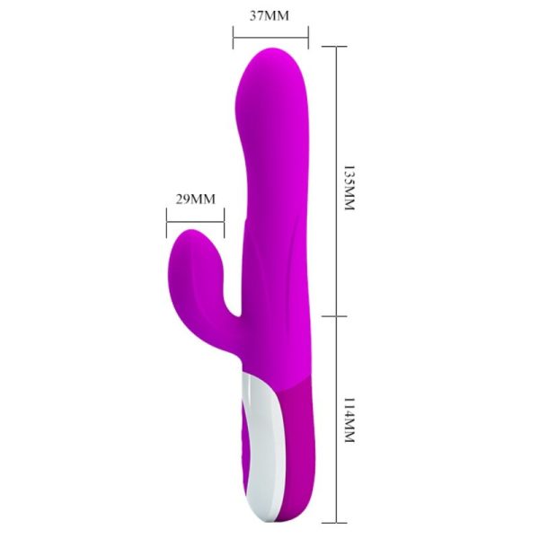 PRETTY LOVE DEMPSEY VIBRADOR HINCHABLE RECARGABLE - Imagen 9