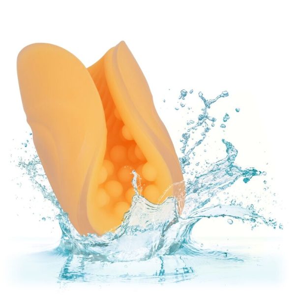 CALEX - MASTURBADOR DE GRIP COM FRONTEIRA - LARANJA - Imagen 9