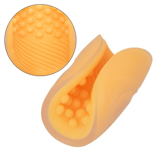 CALEX - MASTURBADOR DE GRIP COM FRONTEIRA - LARANJA - Imagen 4