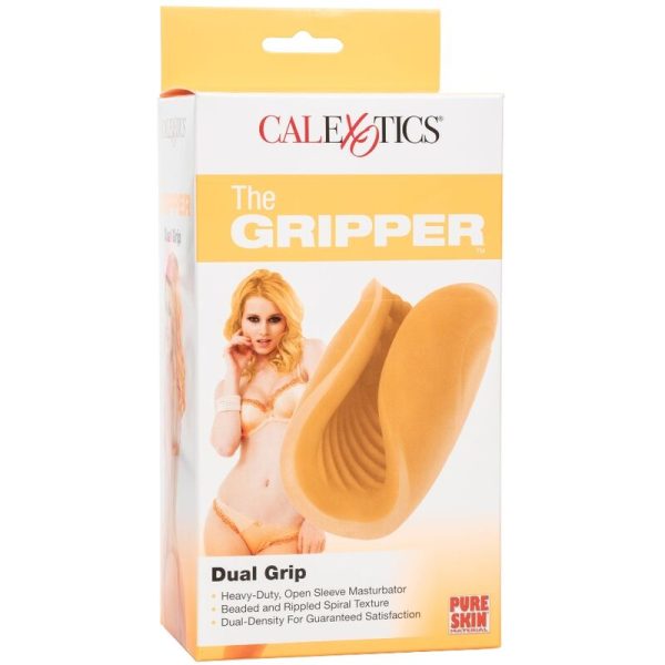 CALEX - MASTURBADOR DE GRIP COM FRONTEIRA - LARANJA - Imagen 10