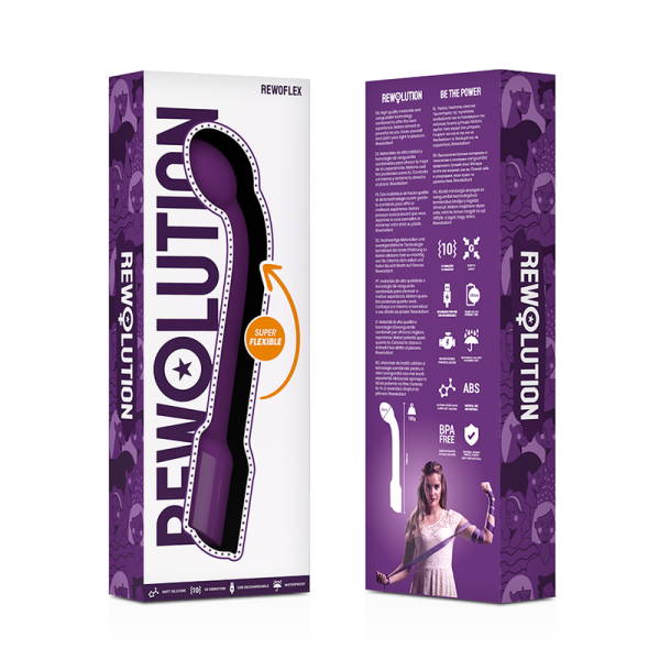 REWOLUTION REWOFLEX FLEXÍVEL VIBRADOR ESTIMULADOR DO PONTO G - Imagen 7