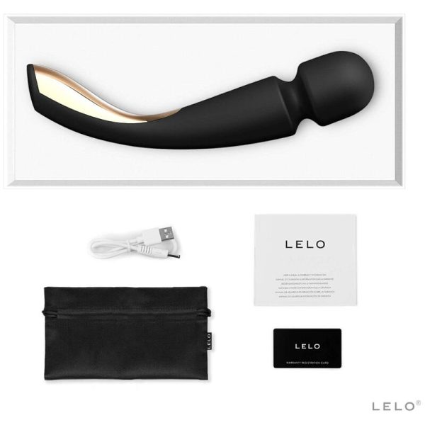 LELO - SMART WAND 2 MASSAGER MÉDIO PRETO - Imagen 5