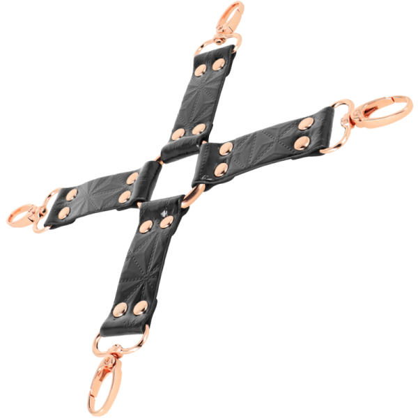 BEGME - BLACK EDITION HOG TIE DE COURO VEGANO - Imagen 3