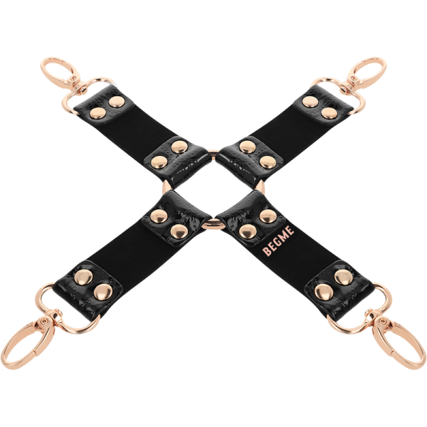 BEGME - BLACK EDITION HOG TIE DE COURO VEGANO - Imagen 4