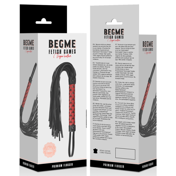 BEGME - RED EDITION VEGAN LEATHER FLOGGER - Imagen 5