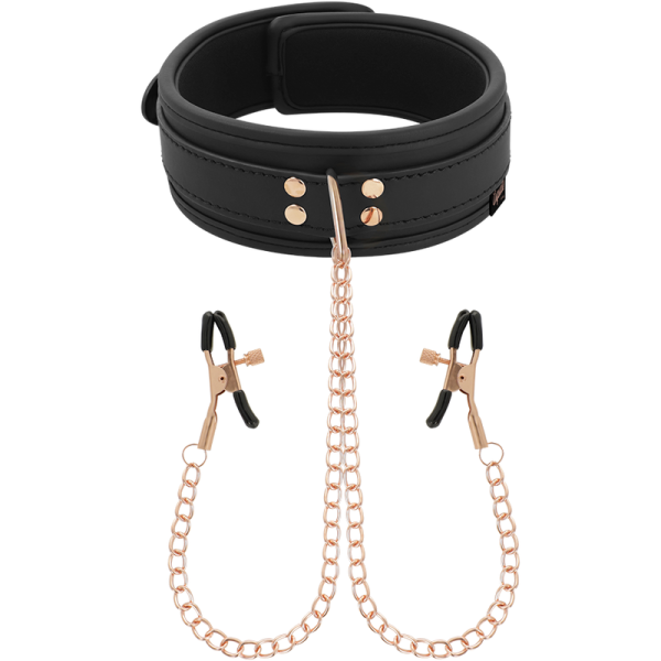 COQUETTE CHIC DESIRE - COLAR FANTASY NIPPLE CLAMP COM FORRO DE NEOPRENE - Imagen 3