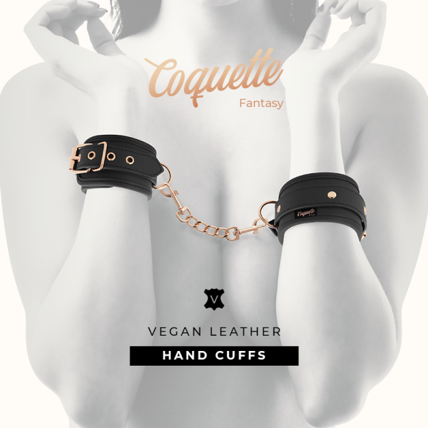 COQUETTE CHIC DESIRE - ALGEMAS DE COURO FANTASY VEGAN COM FORRO DE NOPRENE - Imagen 7
