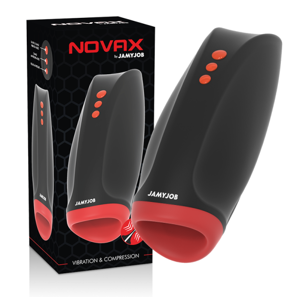 MASTURBADOR JAMYJOB NOVAX COM VIBRAÇÃO E COMPRESSÃO - Imagen 6