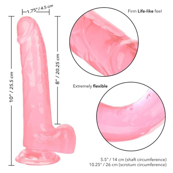 CALEX SIZE QUEEN DILDO - ROSA 20,3 CM - Imagen 3
