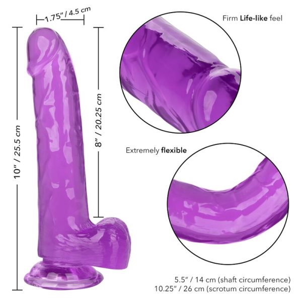 CALEX SIZE QUEEN DILDO - ROXO 20,3 CM - Imagen 5