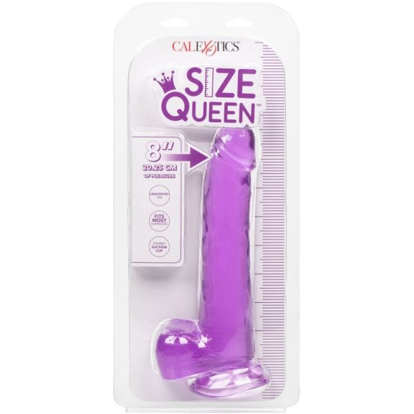 CALEX SIZE QUEEN DILDO - ROXO 20,3 CM - Imagen 7