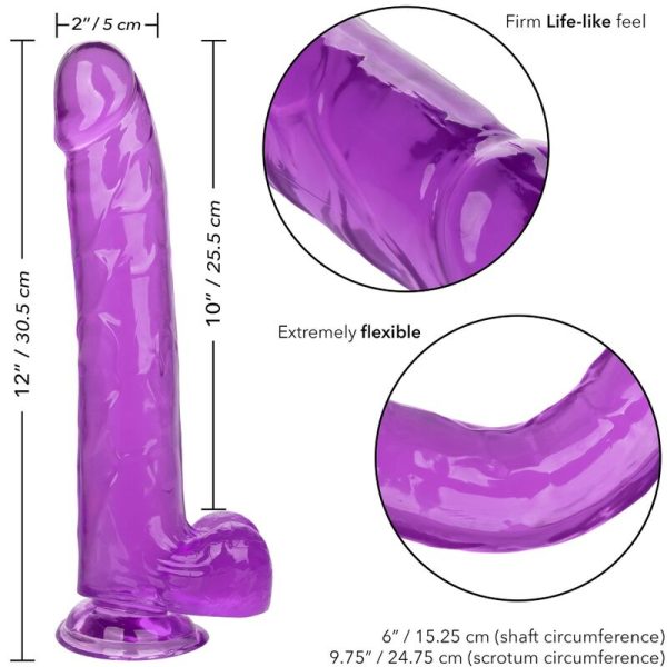 CALEX SIZE QUEEN DILDO - ROXO 25,5 CM - Imagen 6