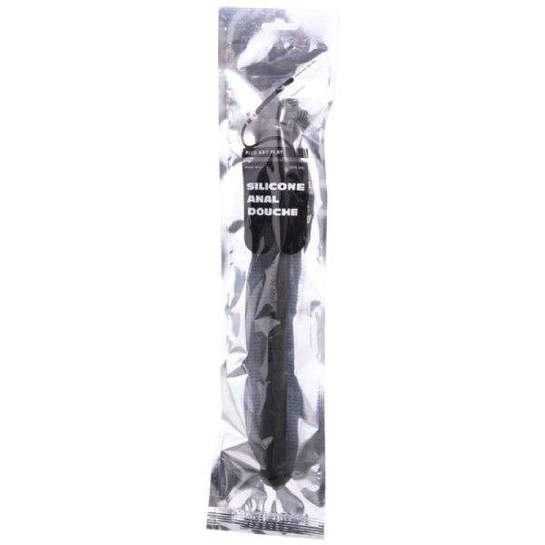 TUDO PRETO - CHUVEIRO ANAL DE SILICONE MEGA RIPPLE 28,5 CM - Imagen 2