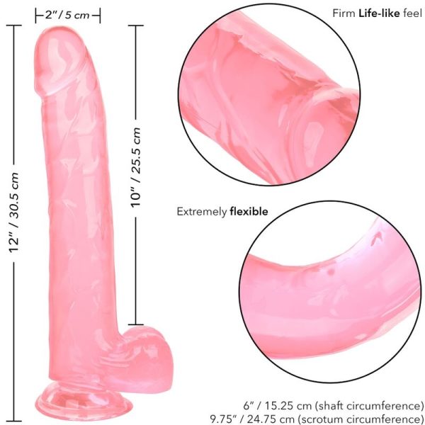 CALEX SIZE QUEEN DILDO - ROSA 25,5 CM - Imagen 6