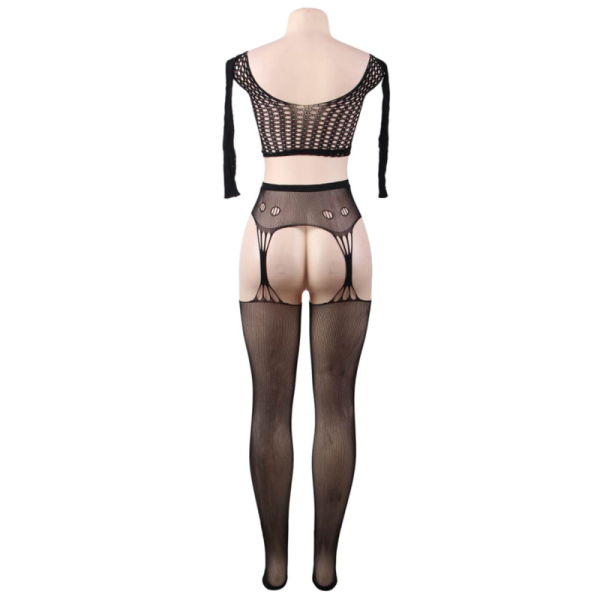 QUEEN LINGERIE BODYSTOCKING LONG SLEEVE TOP SL - Imagen 6