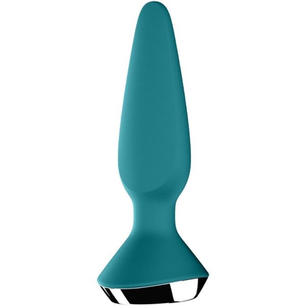 SATISFYER PLUG ILICIOUS 1 PLUG VIBRATOR - VERDE - Imagen 2