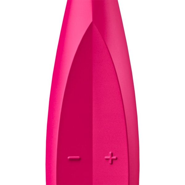 SATISFYER TWIRLING FUN TIP VIBRATOR - ROSA - Imagen 4