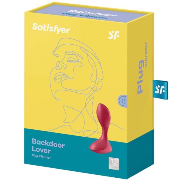 SATISFYER BACKDOOR LOVER VIBRATING PLUG - VERMELHO - Imagen 4