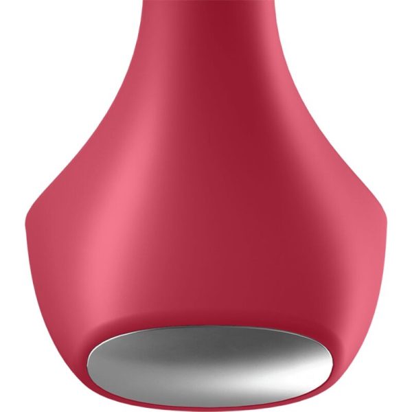 SATISFYER BACKDOOR LOVER VIBRATING PLUG - VERMELHO - Imagen 3