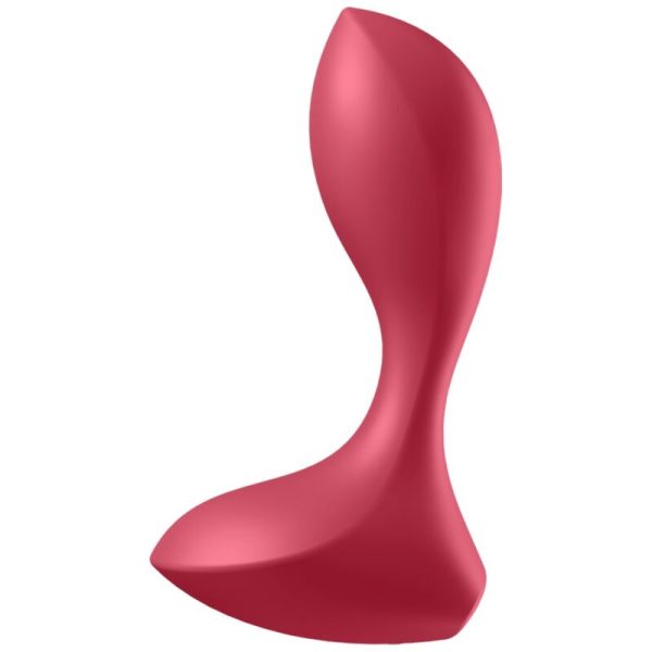 SATISFYER BACKDOOR LOVER VIBRATING PLUG - VERMELHO - Imagen 2