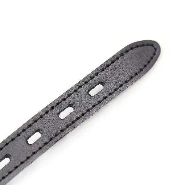 MORDAÇA BOLA DE SILICONE OHMAMA FETICHE COM CINTO DE COURO - Imagen 7