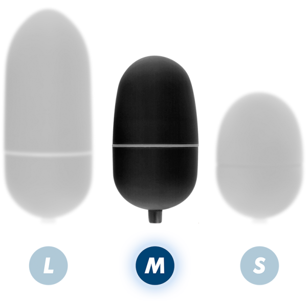 ONLINE- OVO VIBRANTE COM CONTROLE REMOTO M PRETO - Imagen 4