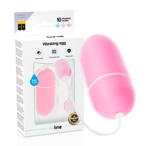 ONLINE- OVO VIBRANTE ROSA IMPERMEÁVEL