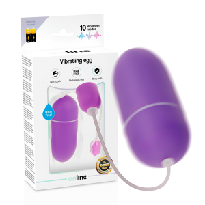 ONLINE- OVO VIBRATÓRIO IMPERMEÁVEL LILÁS