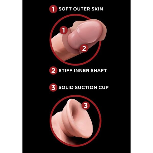KING COCK PLUS 3D COCK BOLAS DE BALANÇO 12,7 CM - Imagen 5