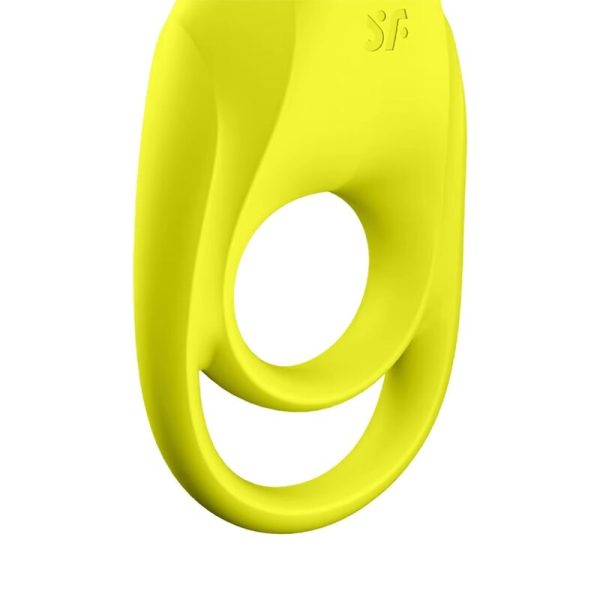SATISFYER SPECTACULAR DUO RING VIBRATOR AMARELO - Imagen 2