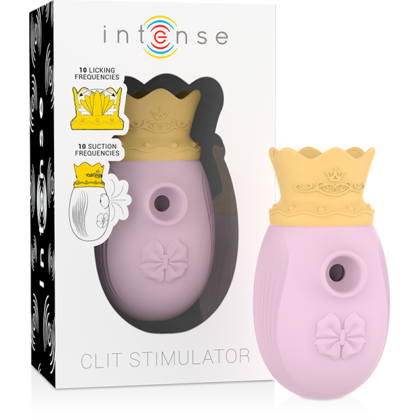 ESTIMULADOR DE CLITÓRIO INTENSO 10 FREQUÊNCIAS DE LAMBEDURA E SUCÇÃO - ROSA - Imagen 2