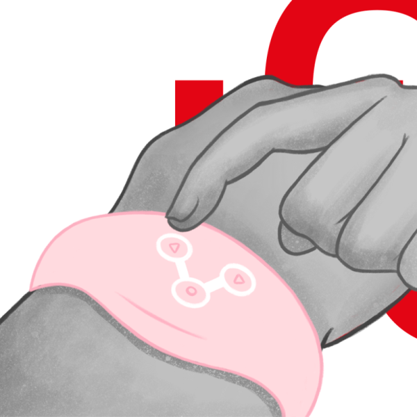 WATCHME - RELÓGIO COM TECNOLOGIA SEM FIO ROSA SUAVE - Imagen 7