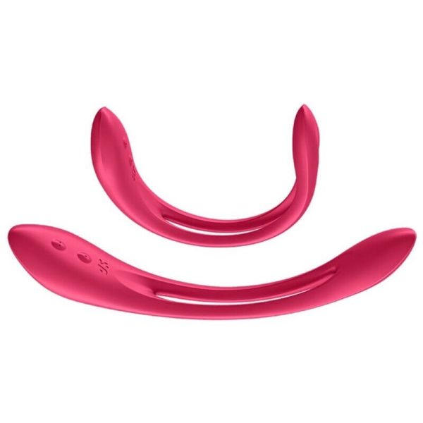 SATISFYER ELASTIC JOY MULTI VIBRADOR - ROJO - Imagen 3