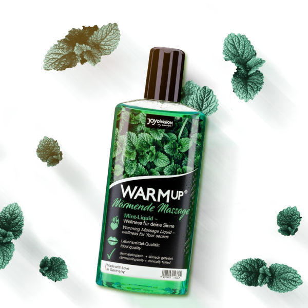 GEL DE MASSAGEM AQUECENTE JOYDIVISION WARMUP - MENTA 150 ML - Imagen 2