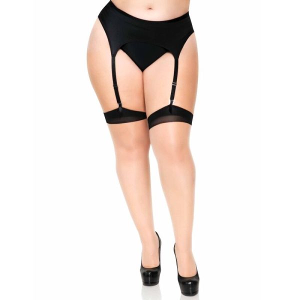 PLUS LYCRA SHEER 2 TONS NA COXA COM COSTURA ATRÁS E SALTO CUBANO
