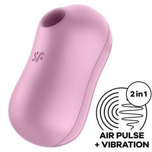 ESTIMULADOR E VIBRADOR DE ALGODÃO DOCE SATISFYER -