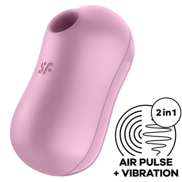 ESTIMULADOR E VIBRADOR DE ALGODÃO DOCE SATISFYER -