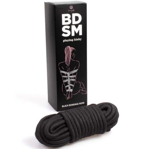 SECRETPLAY - CORDA BLACK BONDAGE COLEÇÃO BDSM - Imagen 2