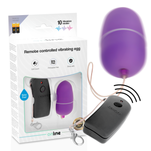 ONLINE- OVO VIBRANTE COM CONTROLE REMOTO LILÁS