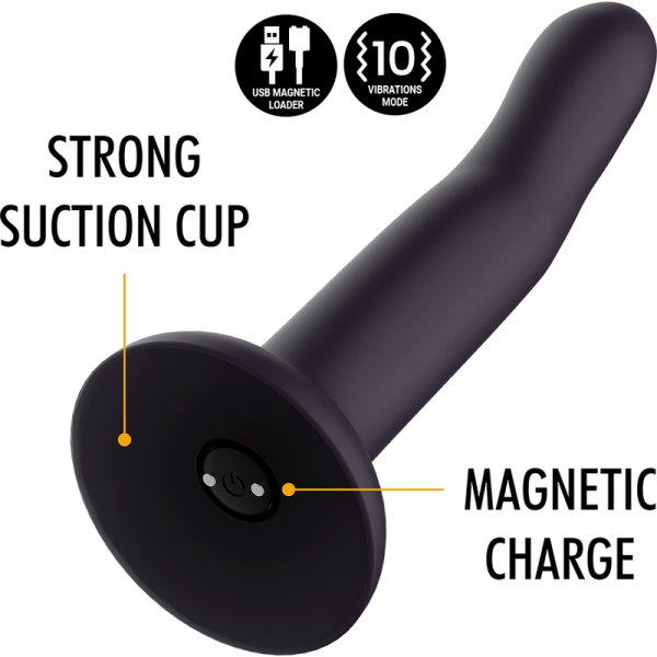 MYTHOLOGY DUMAN MYSTIC DILDO M - VIBRADOR WATCHME TECNOLOGIA SEM FIO COMPATÍVEL - Imagen 3