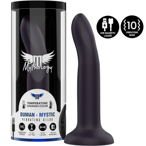MYTHOLOGY DUMAN MYSTIC DILDO M - VIBRADOR WATCHME TECNOLOGIA SEM FIO COMPATÍVEL