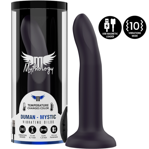 MYTHOLOGY DUMAN MYSTIC DILDO M - VIBRADOR WATCHME TECNOLOGIA SEM FIO COMPATÍVEL