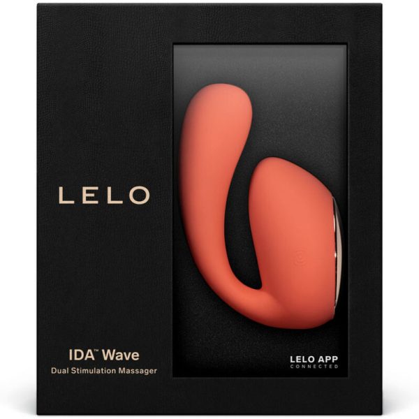 LELO IDA WAVE MASSAGEIRO PARA CASAIS CORAL VERMELHO - Imagen 4