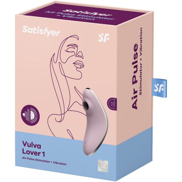 SATISFYER VULVA LOVER 1 ESTIMULADOR E VIBRADOR DE PULSO DE AR - - Imagen 4