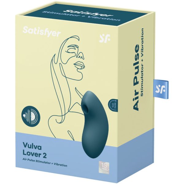 ESTIMULADOR E VIBRADOR DE PULSO DE AR SATISFYER VULVA LOVER 2 - - Imagen 4