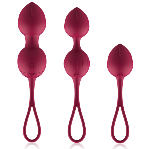 CICI BEAUTY- CONTROLE REMOTO PREMIUM SILICONE 3 VIBRANTES KEGEL BEADS - Imagen 3