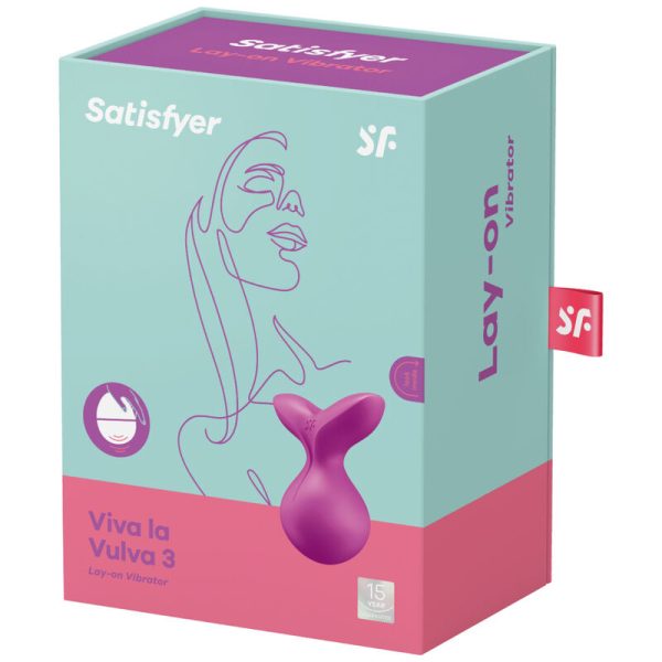 VIBRADOR SATISFYER VIVA LA VULVA 3 LAY-ON - - Imagen 4