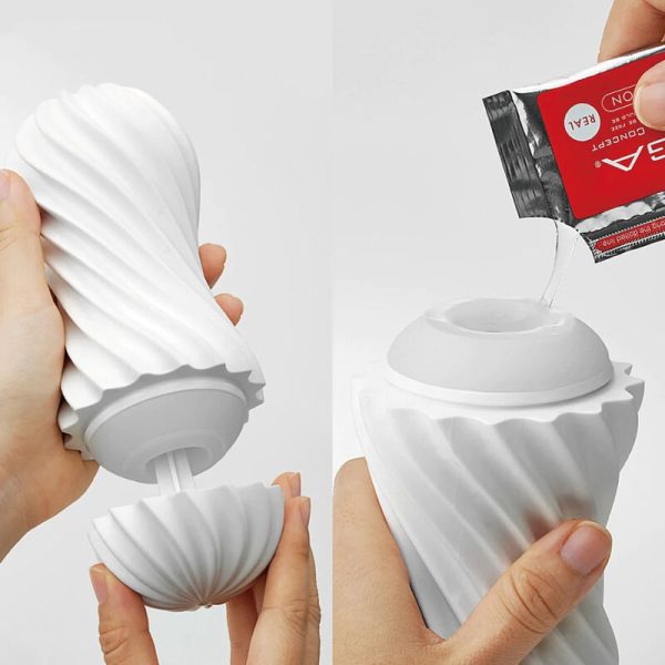 MASTURBADOR TENGA FLEX FIZZY VERDE - Imagen 4